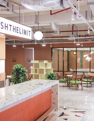 office fitting out custom furniture at go work coworking office space